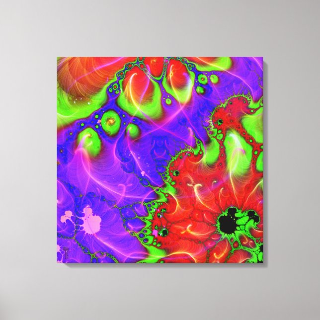 It Flows Through  Wrapped Canvas (Front)