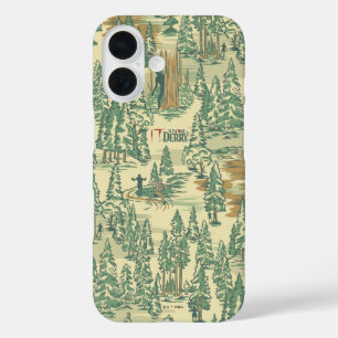 IT Forest Fishing Pattern iPhone 16 Case