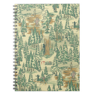 IT Forest Fishing Pattern Notebook