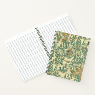 IT Forest Fishing Pattern Notebook