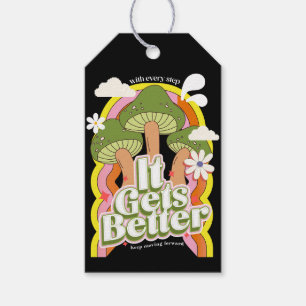It Gets Better Good Vibes & Retro Groovy Feels Gift Tags