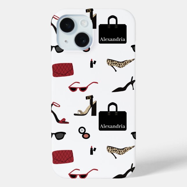 It Girl Personalized Handbags and Shoes Case-Mate iPhone Case (Back)