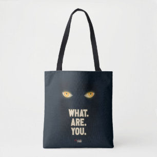 IT Glowing Eyes "What.Are.You." Tote Bag