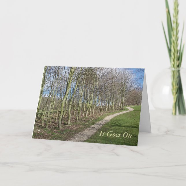 It Goes On Card (Front)