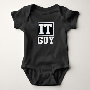 IT Guy Computer Tech Software Programmer Geek Baby Bodysuit