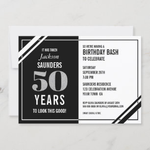 It has taken 50 Years to Look This Good Invitation