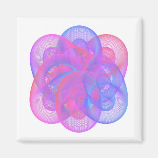 It is a beautiful geometric figure. magnet