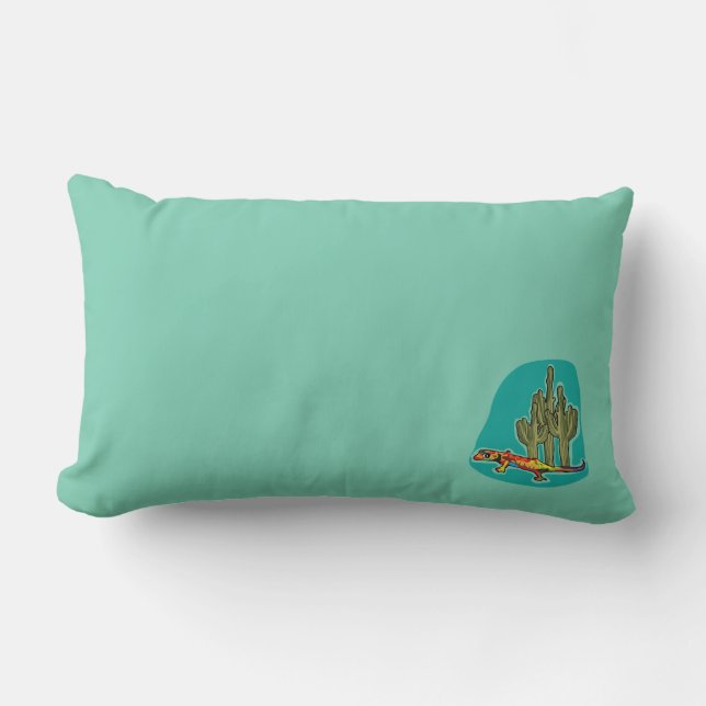 It is a colourful world lumbar pillow (Front)