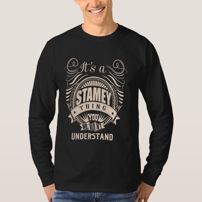 It is a STAMEY Thing T-Shirt (Front)
