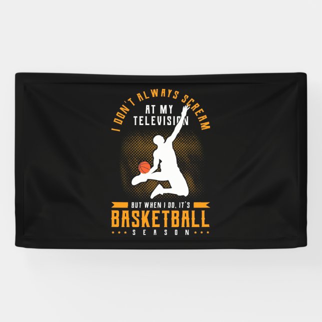 It Is Basketball Season Banner (Horizontal)