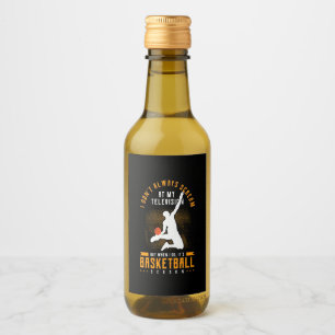It Is Basketball Season Wine Label