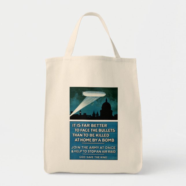It Is Far Better to Face The Bullets... Tote Bag (Front)