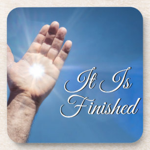 It Is Finished Coaster