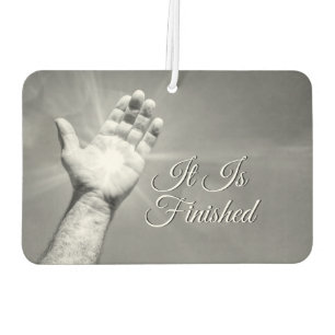 It Is Finished Grayscale Air Freshener