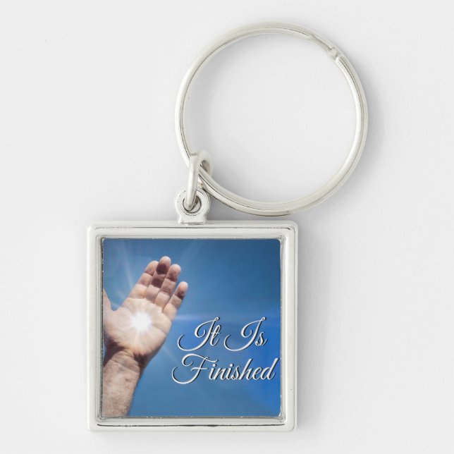 It Is Finished Keychain (Front)