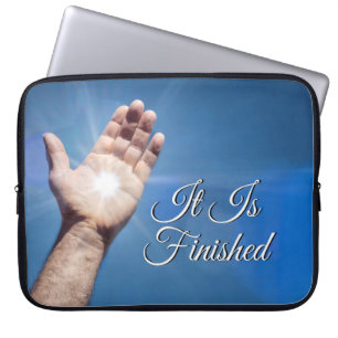 It Is Finished Laptop Sleeve