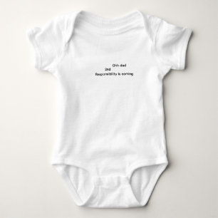 It is for to surprise dad for second baby bodysuit