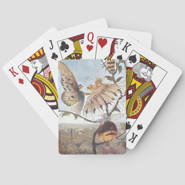 “It is indeed gone,” Murmured King Honey Playing Cards (Back)