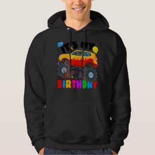 It Is My Birthday Monster Truck Car Party Day  Cut Hoodie