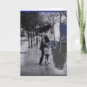 It is Raining in my Heart Greeting Card