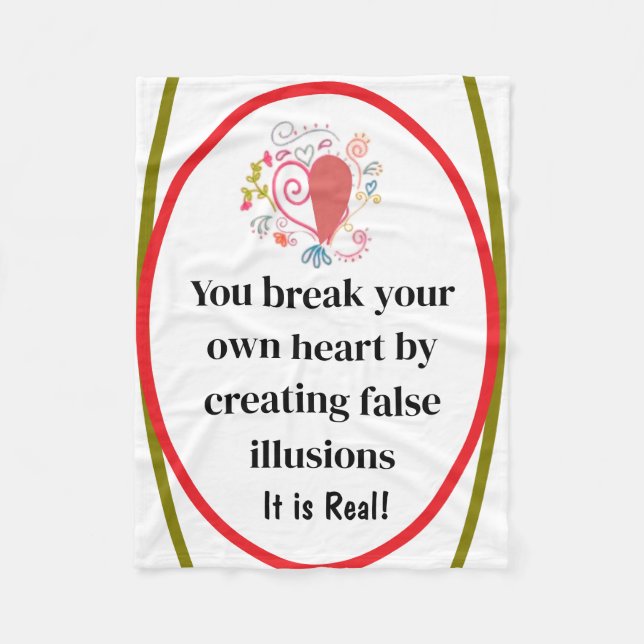 It is Real Fleece Blanket (Front)