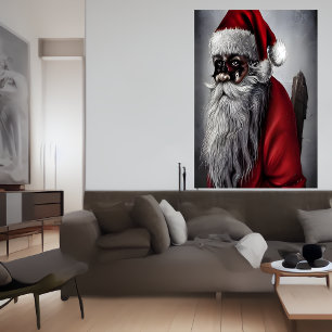 It is Santa Claus   AI Art Poster