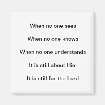 It Is Still For The Lord