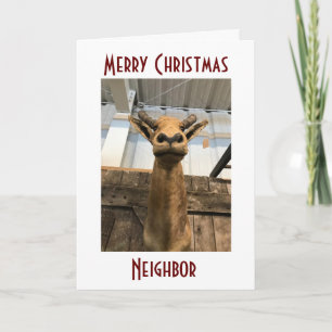 IT IS THE **CHRISTMAS MOOSE** SAYING HAPPY HOLIDAY