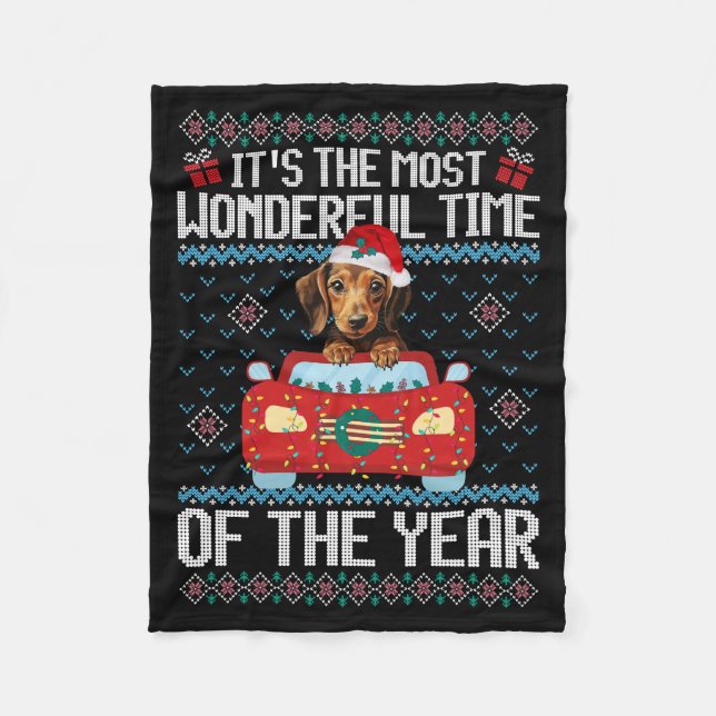 It Is The Most Wonderful Time Of The Time Fleece Blanket (Front)