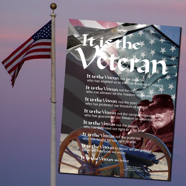 IT IS THE VETERAN POSTER (Creator Uploaded)