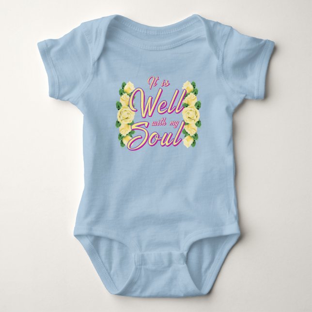 It Is Well Baby Bodysuit (Front)