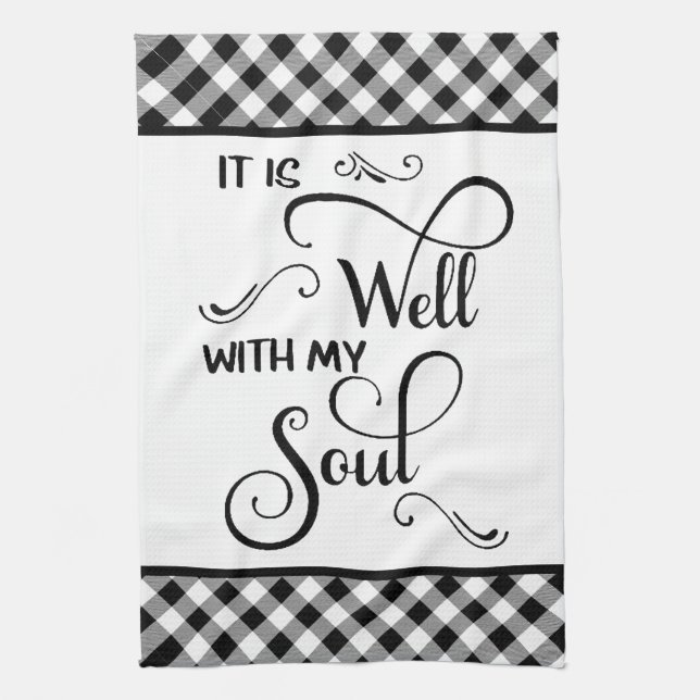 It is well  kitchen towel (Vertical)