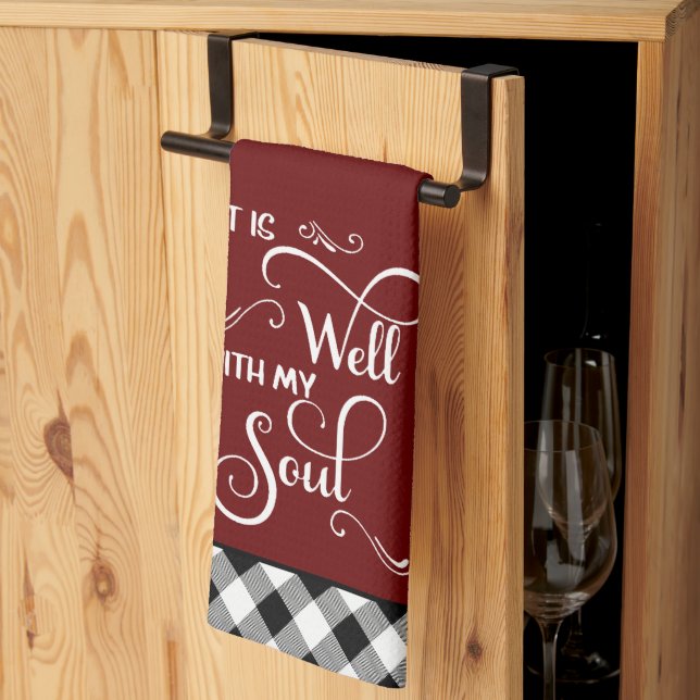It is well  kitchen towel (Thirds Fold)