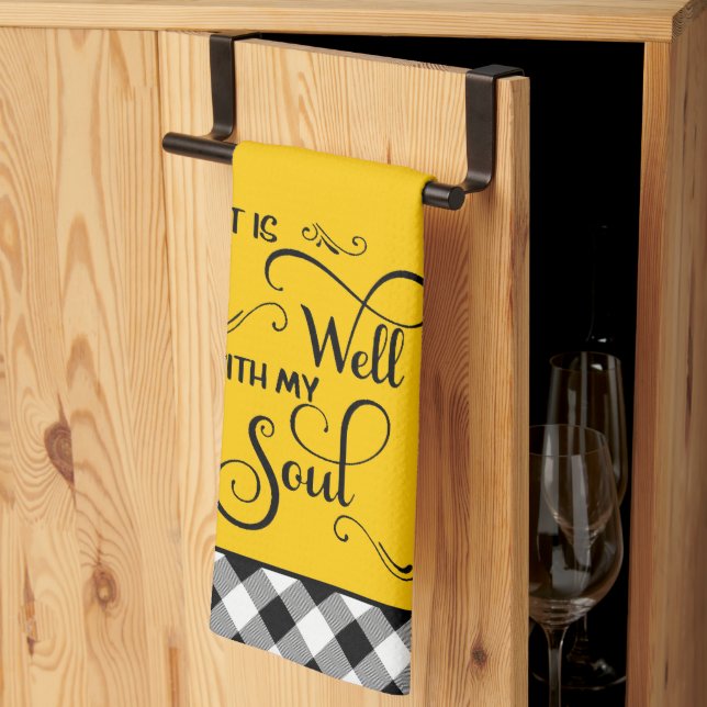 It is well  kitchen towel (Thirds Fold)