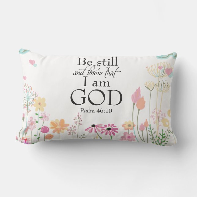 It Is Well With My Soul Christian Lumbar Pillow (Front)