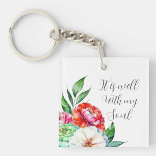 It Is Well With My Soul Keychain