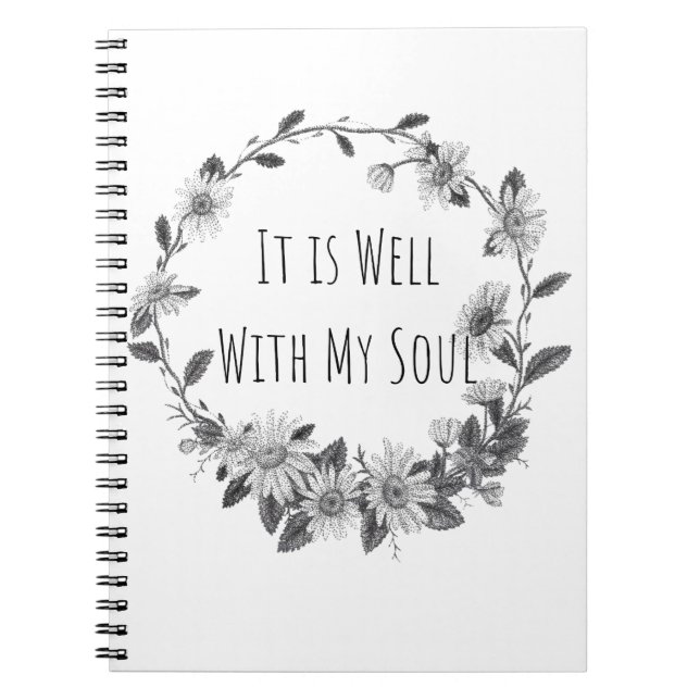 It Is Well With My Soul Notebook (Front)