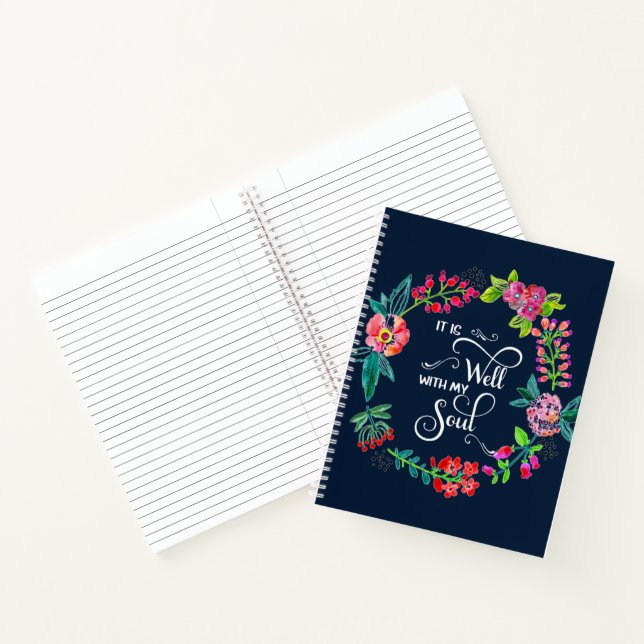It is well with my soul  notebook (Inside)