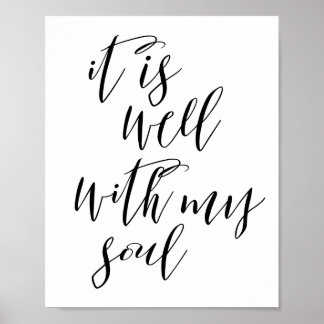 It Is Well With My Soul Poster