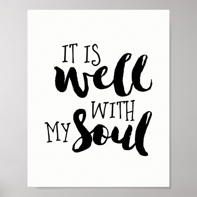 It is Well with my Soul Poster (Front)