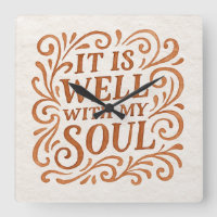 It is Well With My Soul Typography