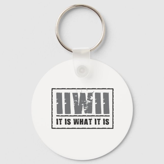 It is what it is! keychain (Front)