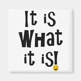 It is what it is! magnet