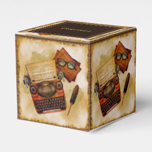 It Is Written Vintage Cube Favor Box