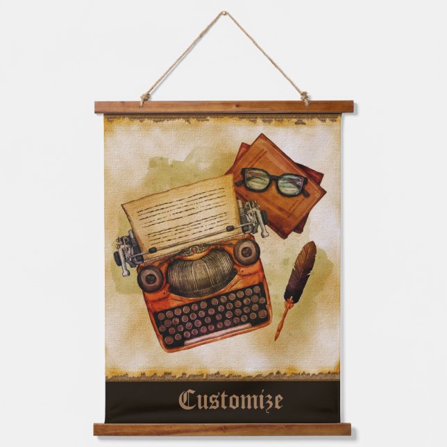 It Is Written Vintage Hanging Tapestry (Front)