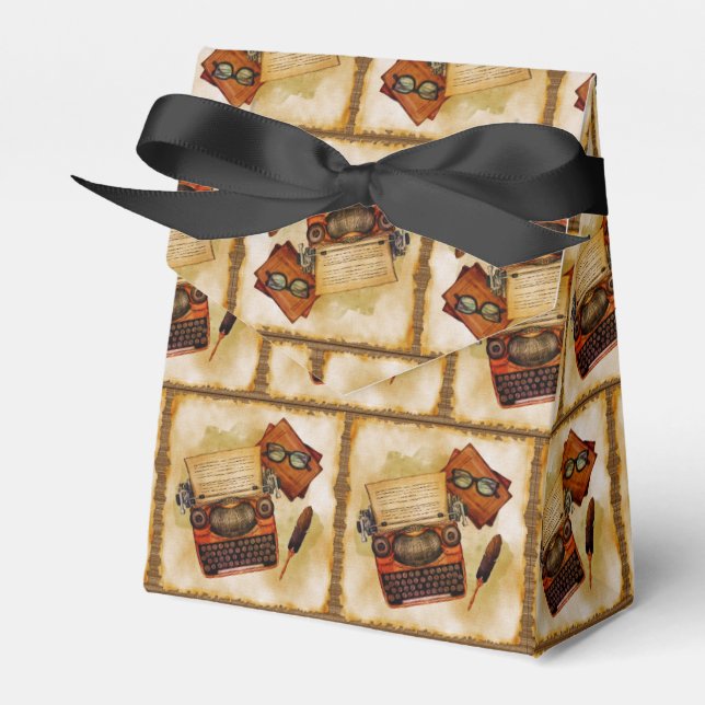 It Is Written Vintage Tent Favor Box (Front Side)