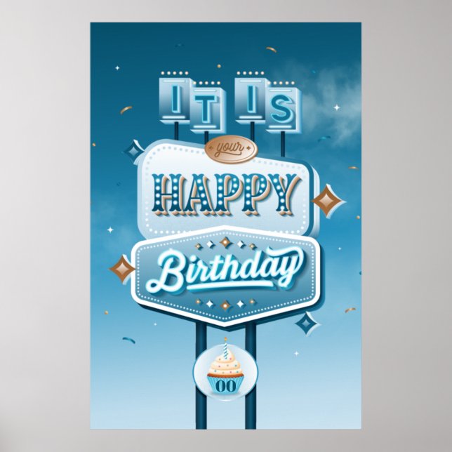 It is Your Happy Birthday Poster (24x36) (Front)