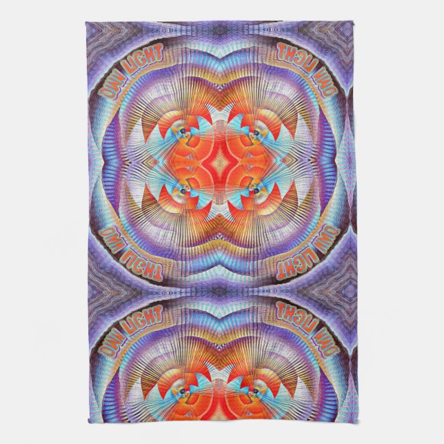 It is Your Own Light Show! Kitchen Towel (Vertical)