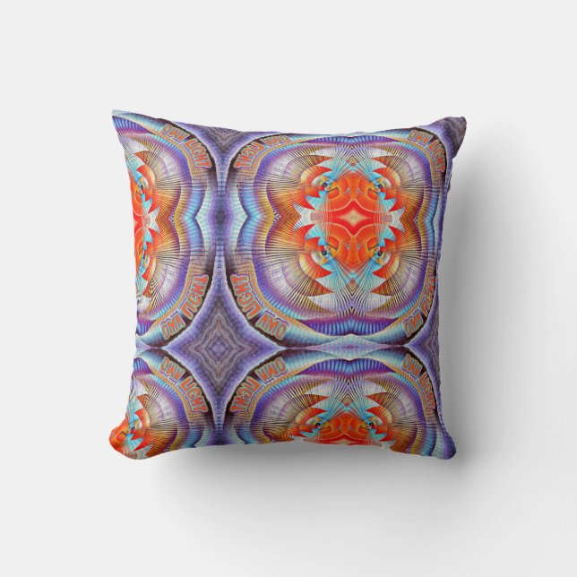 It is Your Own Light Show! Throw Pillow (Front)