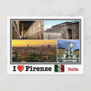 IT Italia - Firenze - mosaic - Postcard